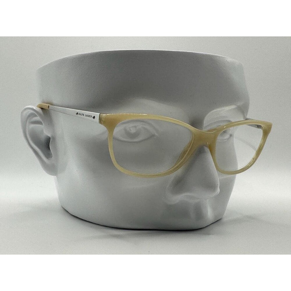 Vintage Y2K Eyeglasses | NOS | Off White Cat Eye Style Ralph Lauren 2000s | #755